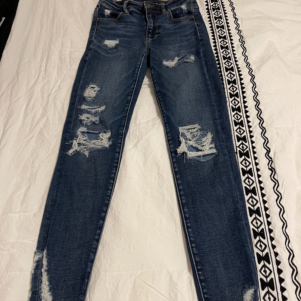 American Eagle girls jeans. Junior size 0 short